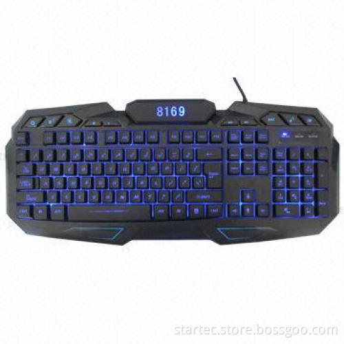 Gaming Keyboard with Tri-color Backlight